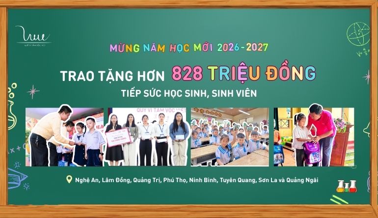 Hơn 828 triệu đồng tiếp sức học sinh, sinh viên nhân dịp năm học mới 2026-2027